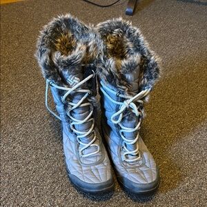 Women's Gray Winter Boots